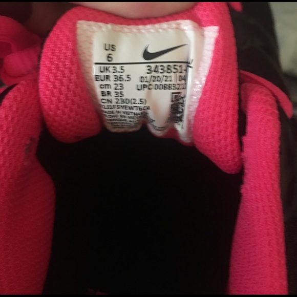 Nike air max torch 4 pink and black women’s size 6 - Picture 3 of 3